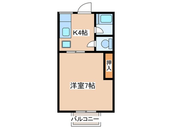 イトーハイツの物件間取画像